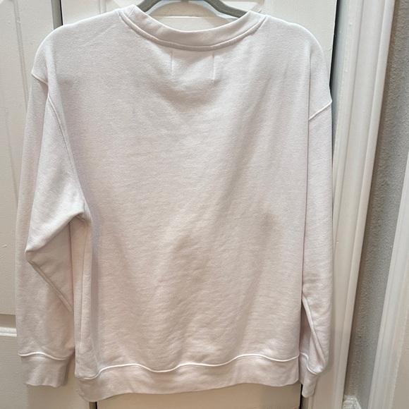 Calvin Klein Jeans White Sweatshirt with Black CK Logo-Women’s size small - Picture 4 of 5